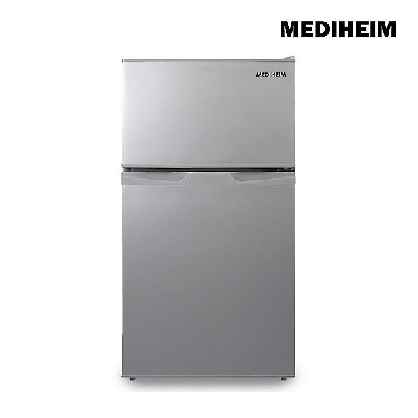   메디하임 85리터 컴프레셔3년무상AS 냉장고 MHR-95GR 화이트/실버 원룸 사무실 소형 미니