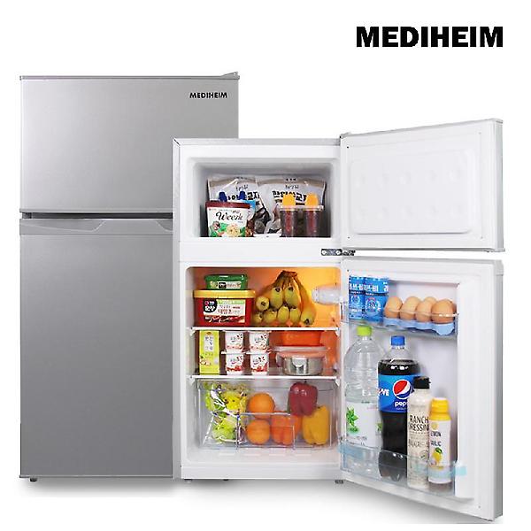   메디하임 85리터 컴프레셔3년무상AS 냉장고 MHR-95GR 화이트/실버 원룸 사무실 소형 미니