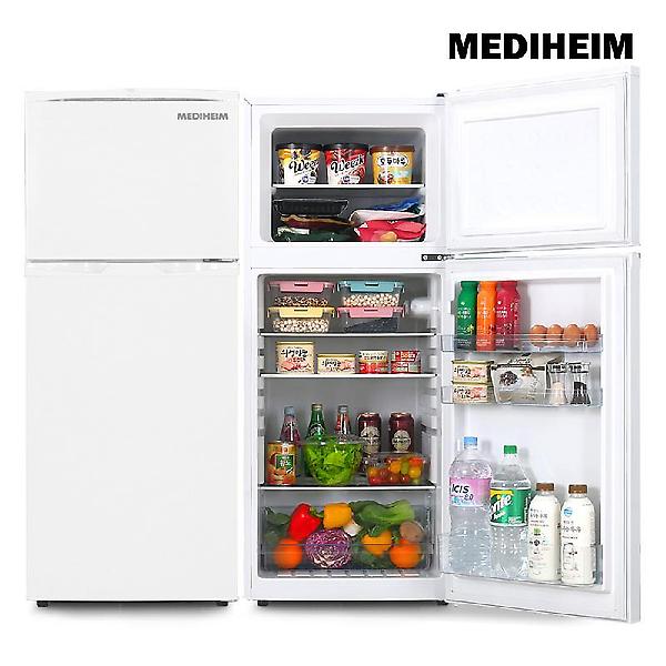   메디하임 166리터 컴프레셔3년무상AS 냉장고 MHR-175GR 화이트/실버 소형 미니 원룸 사무실 가정용