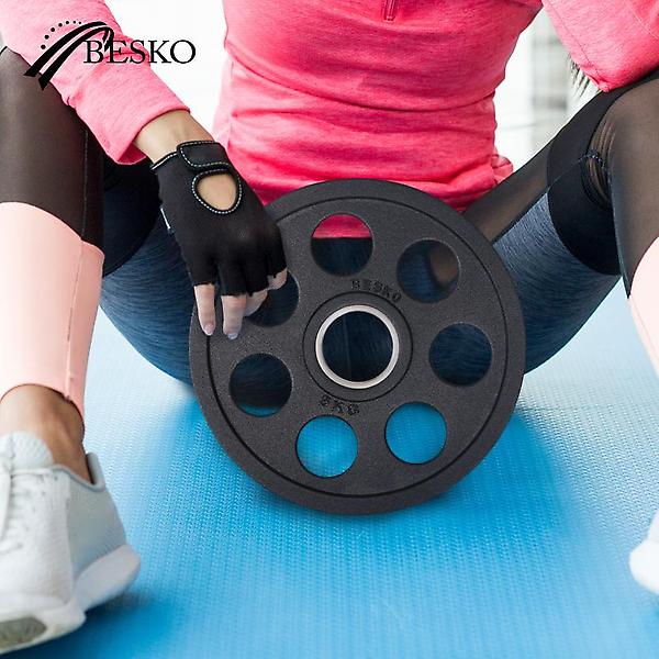  베스코 7홀 중량원판 115kg SET 바벨 헬스 벤치프레스