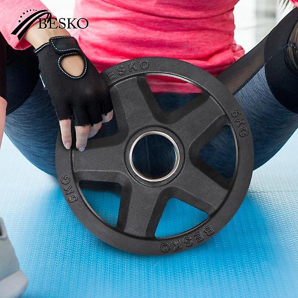  베스코 5홀 중량원판 105kg SET 바벨 헬스 벤치프레스