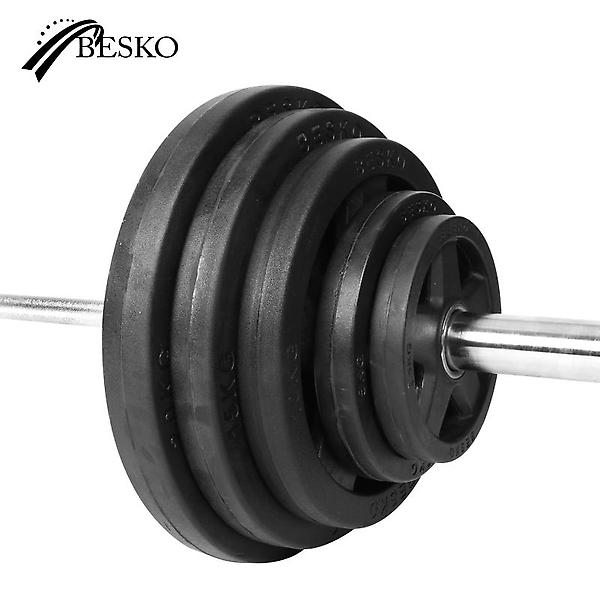 베스코 5홀 중량원판 105kg SET 바벨 헬스 벤치프레스
