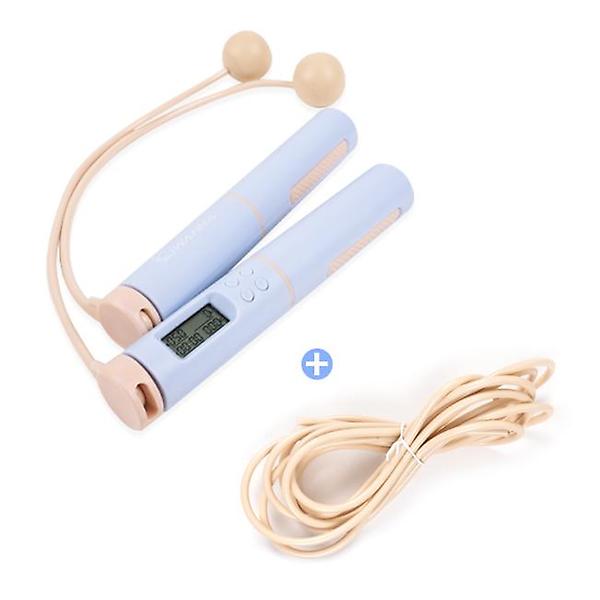 아이워너 2IN1 줄넘기 파스텔 노라인 LCD 다이어트