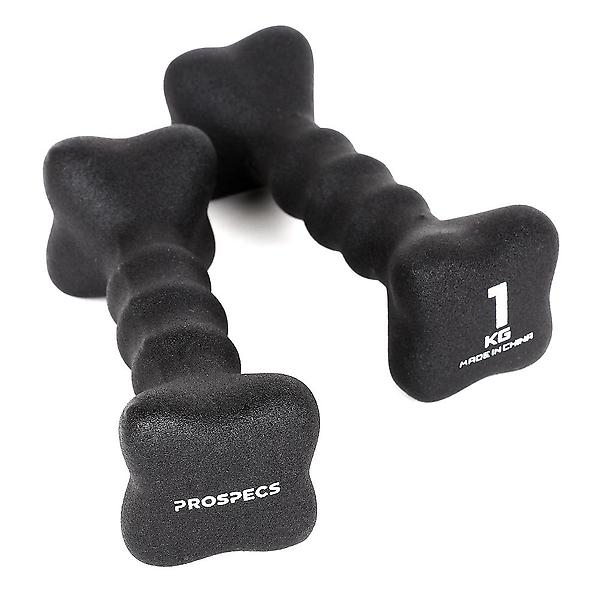  프로스펙스 네오프렌 컬러아령 1kg 2개 1세트/블랙
