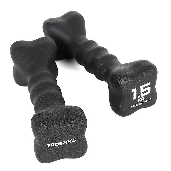  프로스펙스 네오프렌 컬러아령 1.5kg 2개 1세트/블랙