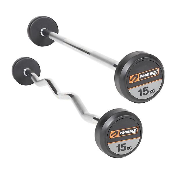  우성 프로이스 고정 직선바&컬바 15kg