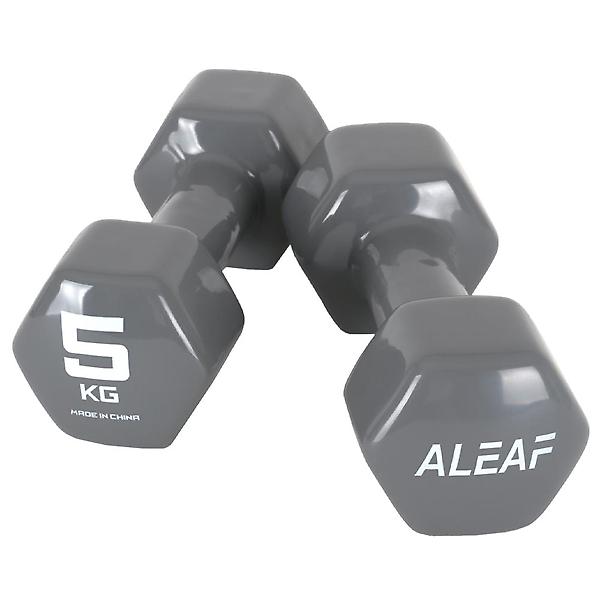  아리프 PVC 컬러 미용아령 5kg 2개 SET 덤벨 헬스