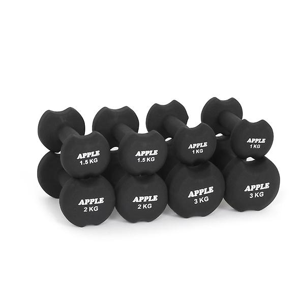  아리프 네오프렌 애플아령 3kg 2개 세트 헬스 홈짐