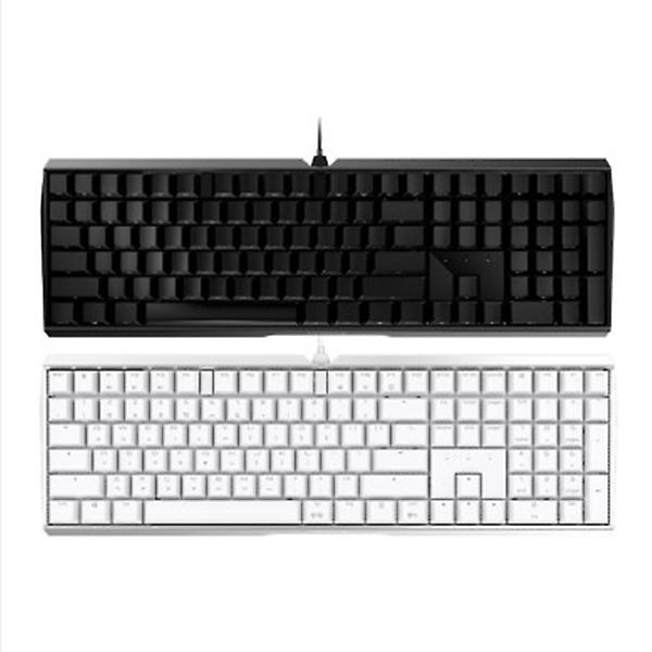  체리키보드 MX 3.0S MX2A 무보강 체리축 게이밍 기계식 키보드 화이트, 저소음적축