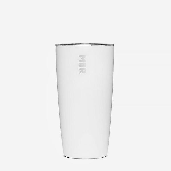  미르 베큠 인슐레이티드 텀블러(슬라이드 뚜껑) 16oz - 화이트