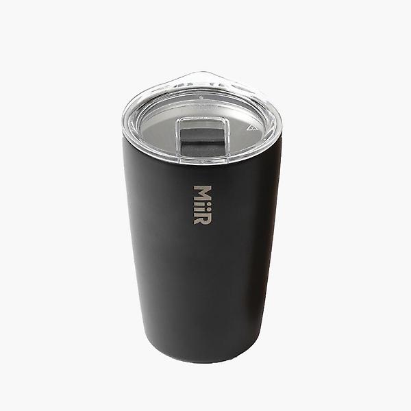  미르 베큠 인슐레이티드 텀블러(슬라이드 뚜껑) 12oz - 블랙