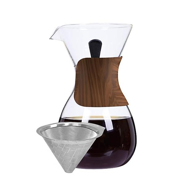  시노글라스 올인원 스텐 커피 드리퍼 서버 핸드드립세트 800ml SW03