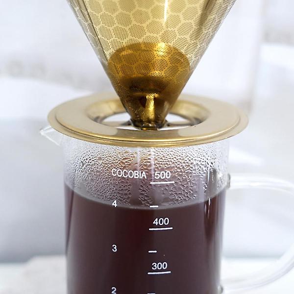  코코비아 내열유리 비커 계량컵 500ml 커피 드립서버