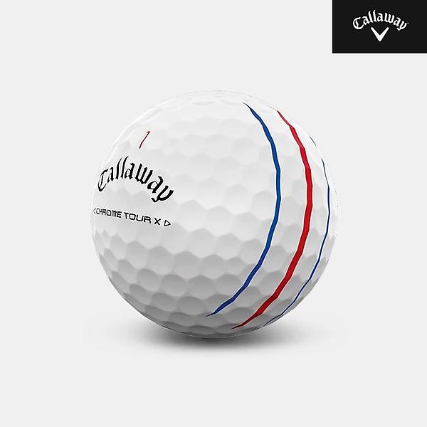  [캘러웨이코리아정품]2024 캘러웨이 크롬 투어 X 트리플트랙 골프볼[남여공용][화이트][4피스/12알]