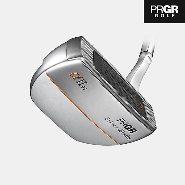  [프로기아정품]2022 PRGR 실버 블레이드 알파2 03 퍼터[남여공용][말렛][MID PT GRIP]