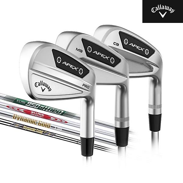 [캘러웨이코리아정품]2024 캘러웨이 APEX PRO&MB&CB 스틸 아이언세트 모음[남성용][7i/#4~PW][STEEL SHAFT]