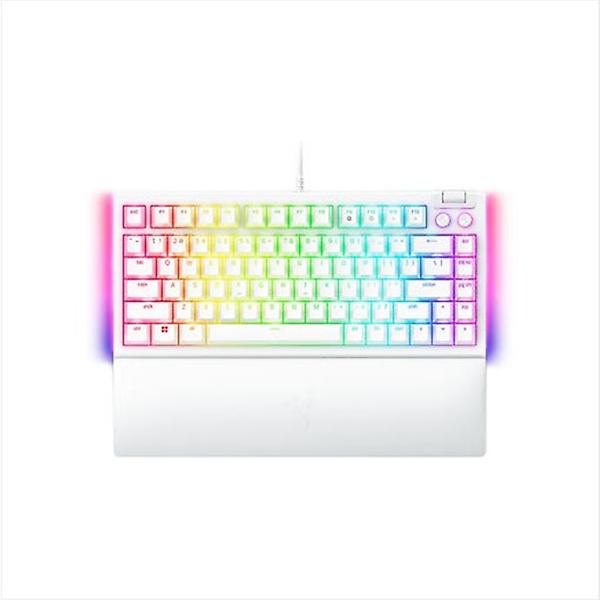  레이저코리아 블랙위도우 V4 75% BlackWidow V4 75% White 화이트 커스텀 한글 게이밍 키보드