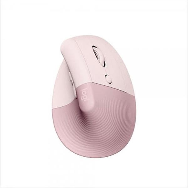  로지텍 LIFT 버티컬 인체공학 무선 블루투스 마우스 로즈핑크