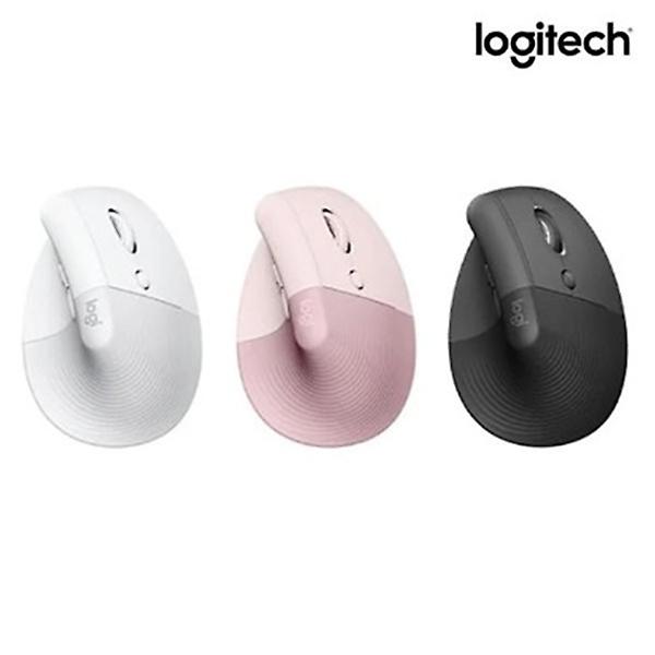  로지텍 LIFT 버티컬 인체공학 무선 블루투스 마우스 로즈핑크