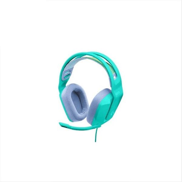  로지텍G G335 게이밍 유선 게이밍 헤드셋 초경량 240g 민트