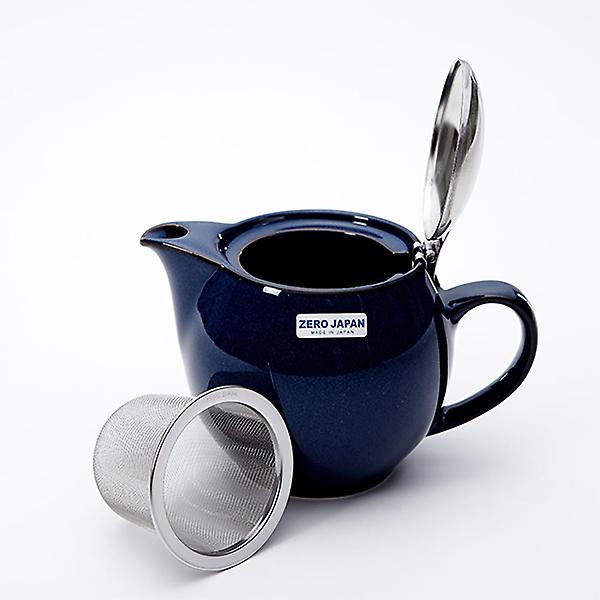  제로재팬 티포트 라운드 580ml 마린블루 (BBN-03MB) 도자기 티팟세트