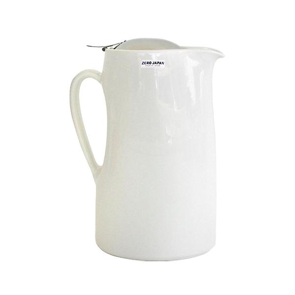  제로재팬 티포트 허브 1,200ml 화이트 (BBN-09WH) 도자기 티팟세트
