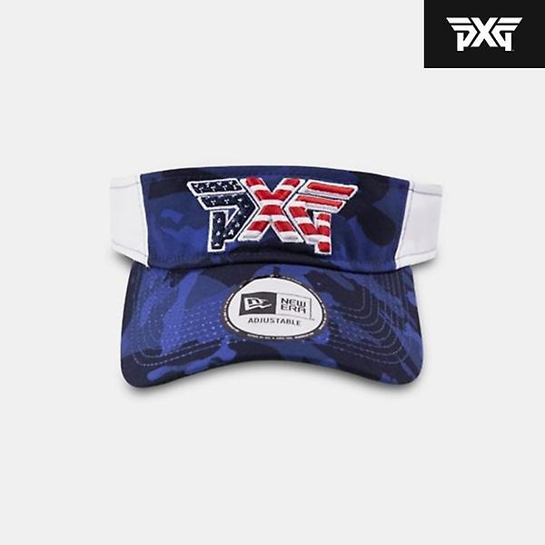  PXG 스포츠 미국 성조기 바이저[남여공용][블루화이트]