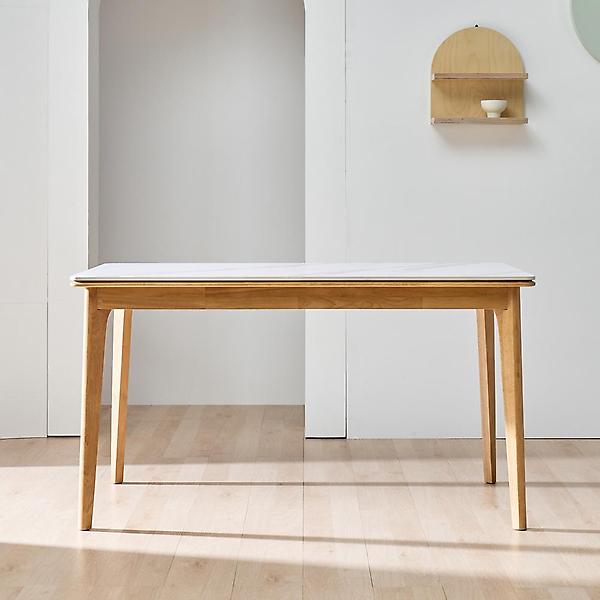  아이앤 루벤 4인 세라믹 원목 식탁 테이블 FU