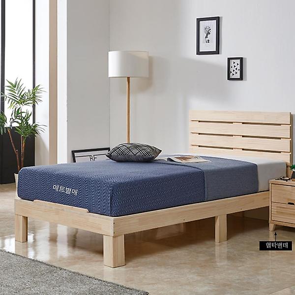  아이앤 미송원목 헤드형 슈퍼싱글 침대 FI