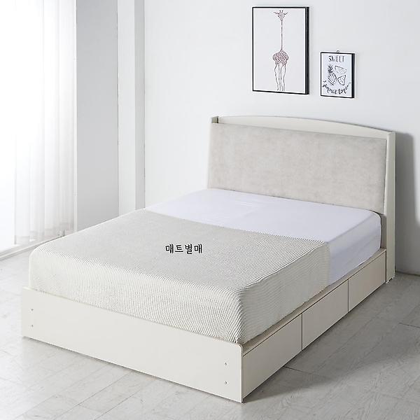  아이앤 티아 패브릭 수납형 침대 프레임 킹 WF