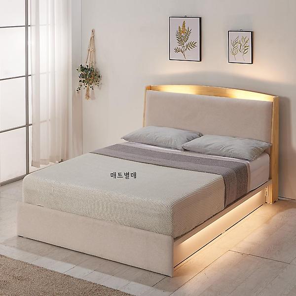 아이앤 제닌 패브릭 침대 프레임 킹 WF