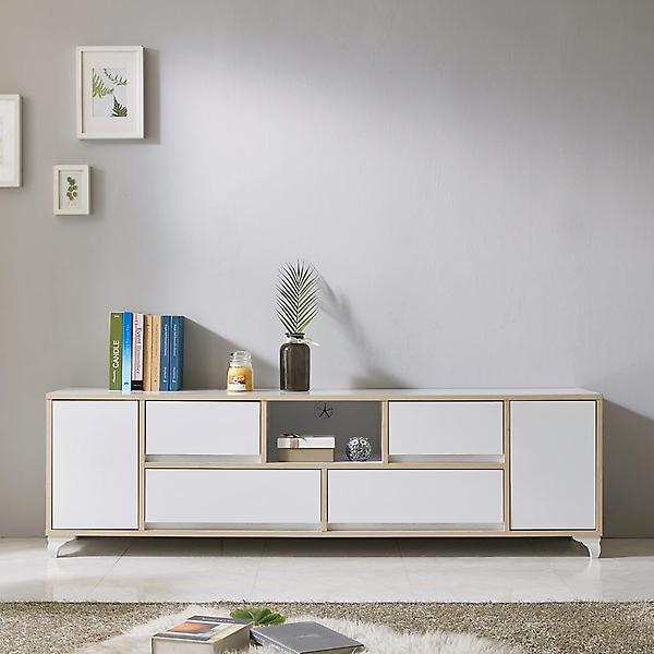  아이앤 플로에 1800 자작나무 엣지 거실장 UW