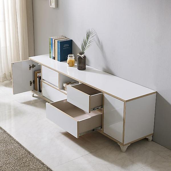  아이앤 플로에 1800 자작나무 엣지 거실장 UW