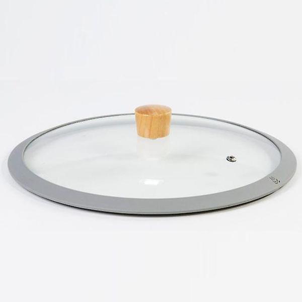  올비아 후라이팬 뚜껑 우드 실리콘 냄비 뚜껑 20cm