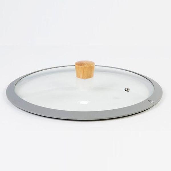  올비아 후라이팬 뚜껑 우드 실리콘 냄비 뚜껑 24cm