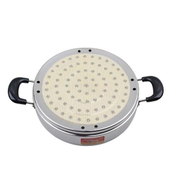  실리콘깔판 480mm 찜시트 찜요리 원형깔판 만두깔개