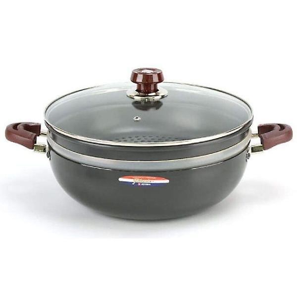  전골 냄비 경질 냄비 찜냄비 찜기 내열 냄비 32cm