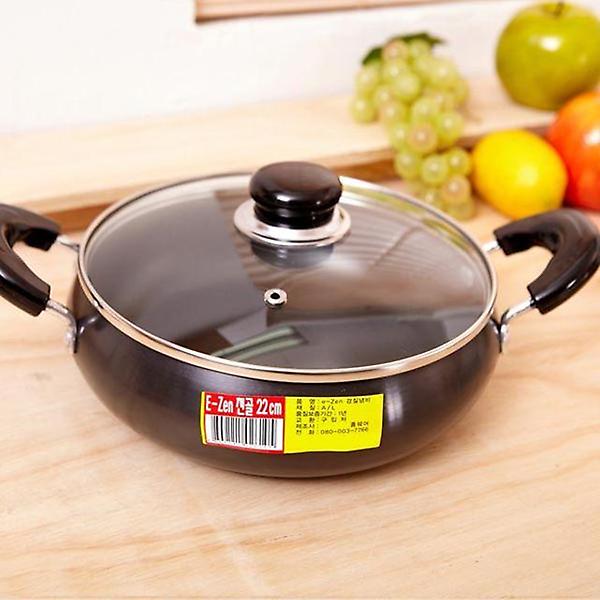  음식점 요식업 업소용 경질 탕 찌개 전골 냄비 22cm