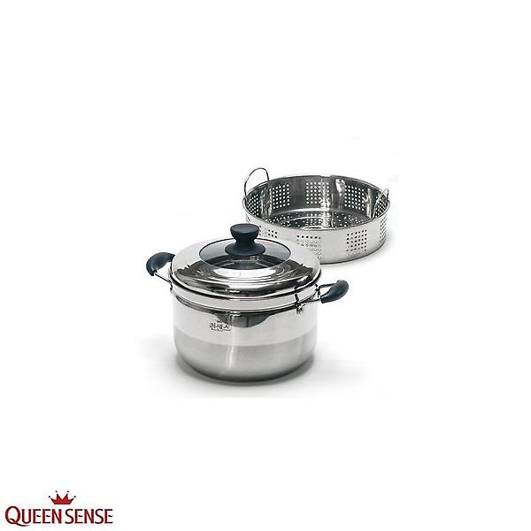  퀸센스 냄비 찜기 인덕션 스팀쿠커 28cm
