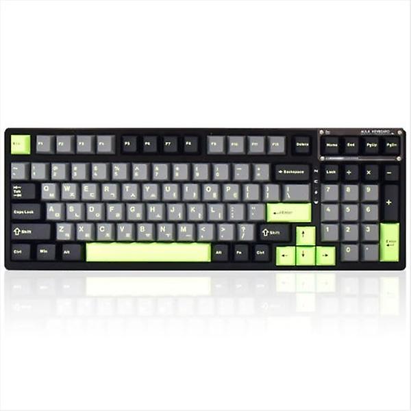  독거미 AULA F98 PBT RGB 풀윤활 유무선 기계식 블랙 그레이 그린