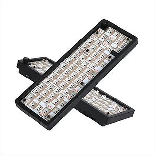 SPM [SPM/AL68A-DIY-KIT(BL)] SPM AL68A 스플릿 VIA 유무선 풀 알루미늄 핫스왑 커스텀 기계식 키보드 베어본 DIY KIT...