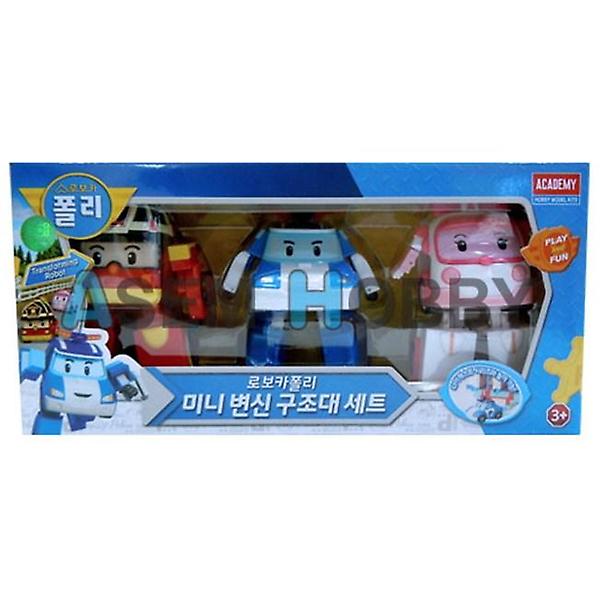  로보카 폴리 미니 변신 - 폴리 로이 엠버 구조대 세트