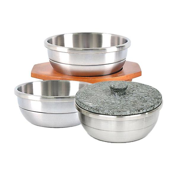  업소 가정용 인덕션겸용 스텐 삼중 뚝배기