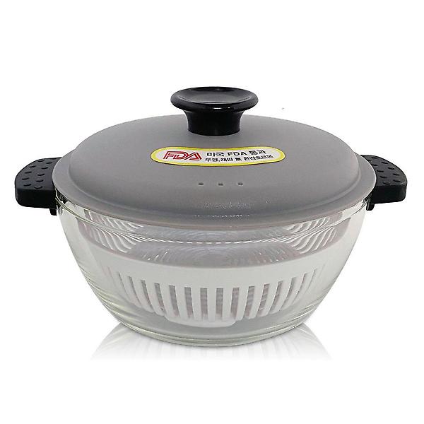  오븐락 내열유리 렌지오븐 전용 쿡(1.5L) 오븐냄비 찜