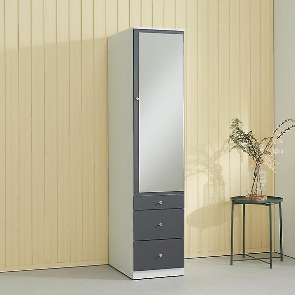  아이앤 비엘라 400 전신거울 수납 옷장 SIN