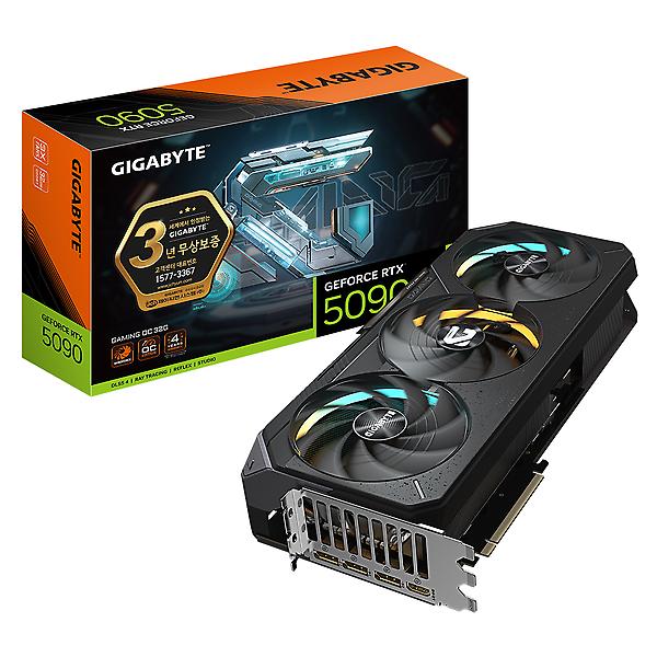  [GIGABYTE] 지포스 RTX 5090 GAMING OC D7 32GB / 제이씨현