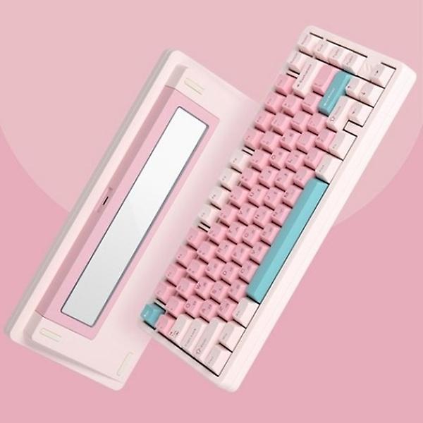  SPM 조약돌75 유무선 알루미늄 게이밍 기계식 키보드 (파우더 핑크)