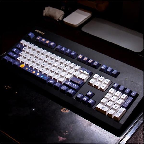  SPM Soulcat 고함량 PBT 염료승화 영문 키캡 136키 커스텀키보드 교체용 (Universe)
