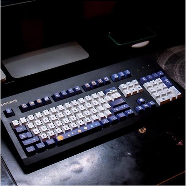  SPM Soulcat 고함량 PBT 염료승화 영문 키캡 136키 커스텀키보드 교체용 (Universe)