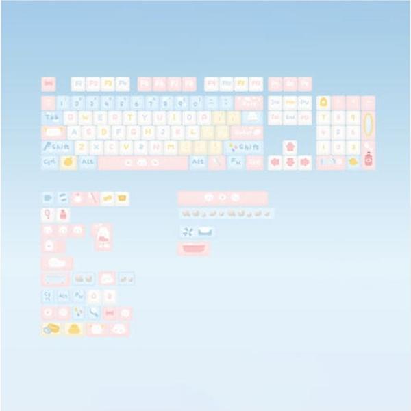  SPM Soulcat 고함량 PBT 염료승화 영문 키캡 141키 커스텀키보드 교체용 (거품토끼)